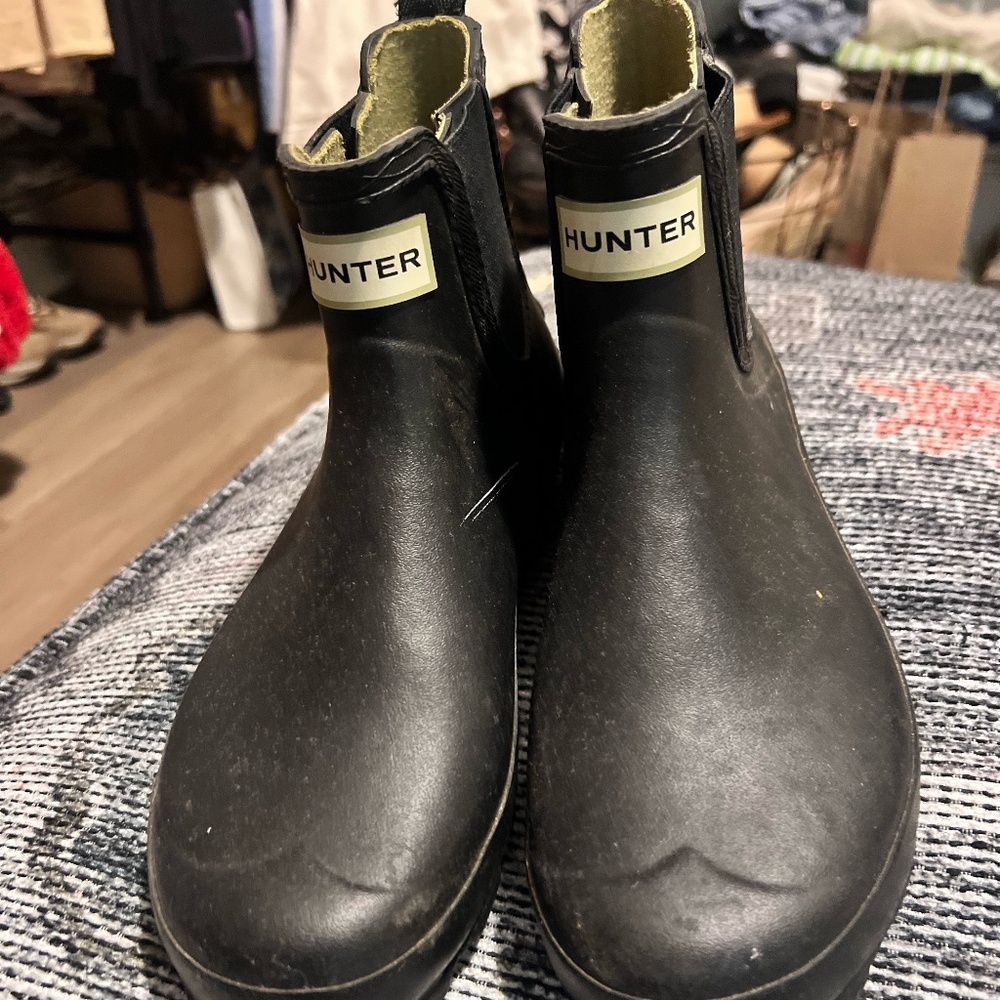 Hunter Ankle Boots - Black